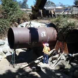 LOADING BARREL FROM OUTLET END