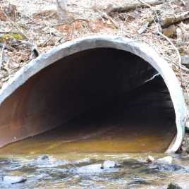 GROUTED ANNULAR SPACE OF REHABILITATED CULVERT