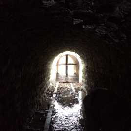 Slip lining a stone arch culvert