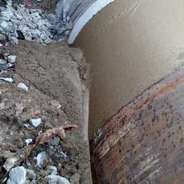 FILLING OPEN CUT WITH FLOWABLE FILL