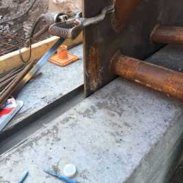 WELDING TO KNEE WALL