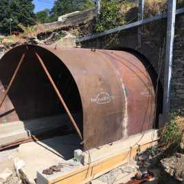 CULVERT LINER WITH NATURAL BOTTOM