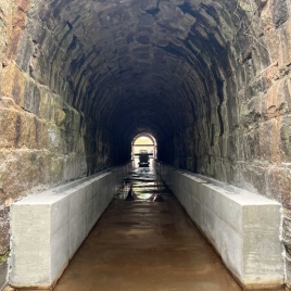 Historical Bridge Overpass Structural Support