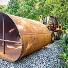InfraSteel Arch  Liner with OD Bands