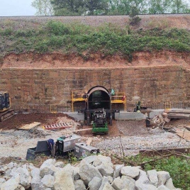 Historical Bridge Overpass Structural Support