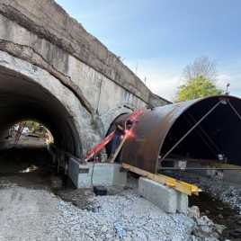 Culvert Rehabilitation with InfraSteel Culvert Liners