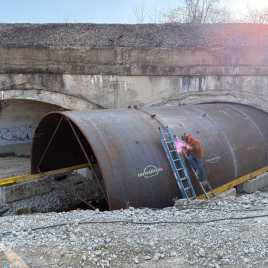 Culvert Rehabilitation with InfraSteel Culvert Liners